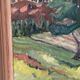 Original Swedish Oil on Canvas – "Landscape Composition" by Kramer – Signed – Vintage and Framed – 72 × 62 cm (28.3" × 24.4")