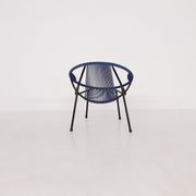 Fauteuil extérieur en fil du milieu du siècle