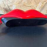 Téléphone vintage rouge bouche red lips