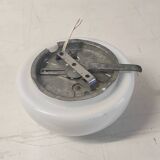 Opaline globe ceiling light / wall light 20 cm - 1960s