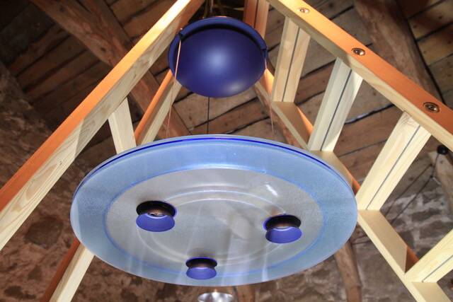 Halogen suspension Aurora 1040, Arteluce / Flos edition, Italy, 1980