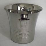 Silver stainless steel champagne bucket 18.10