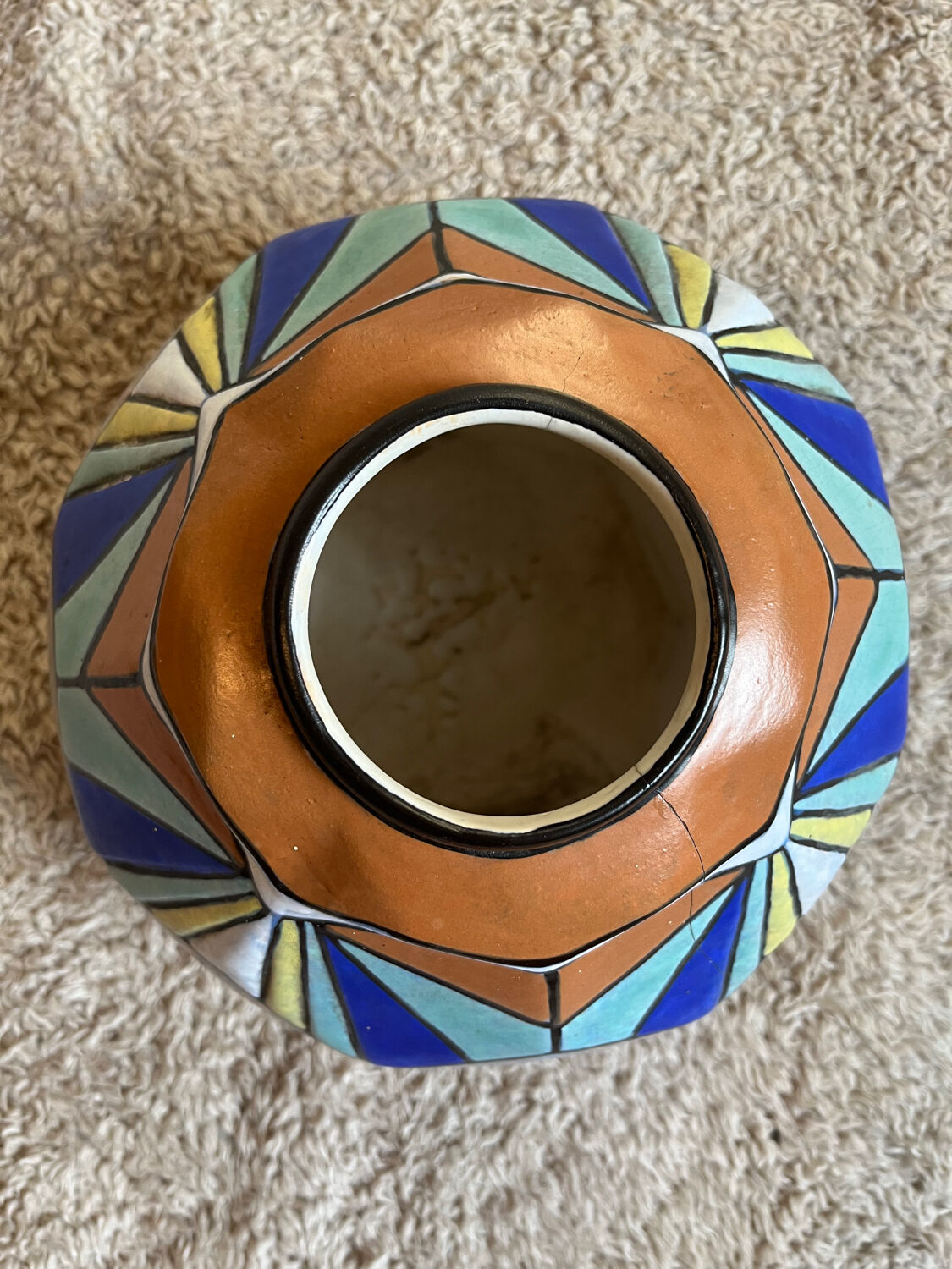 Ceramic vase A Dubois year 30