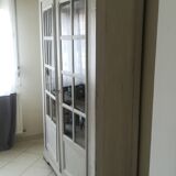 Old glazed bookcase or dresser
