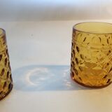 10 vintage "pineapple" glasses