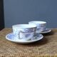 Set of 2 Gien breakfast cups/bowls – Blue Bird decor