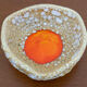 Bowl, vintage Vallauris pocket tray in Fat Lava ceramic.