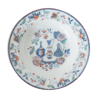 Sarreguemines plate Asian décor