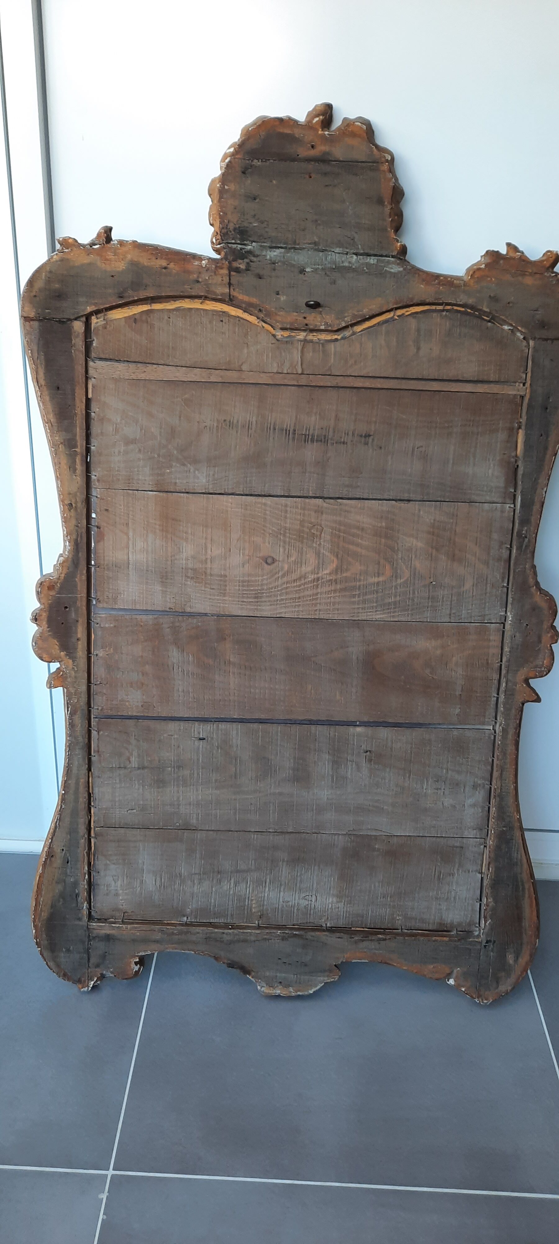 Mirror 19th gilded wood