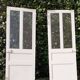 Communication door 1 translucent glass H233.5xL84.5cm old 20th century