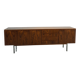 Dressoir rio palissandre plus fin avec chromen poten en lades