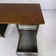 1950s industrial desk in metal and wood Remington Rand Fran