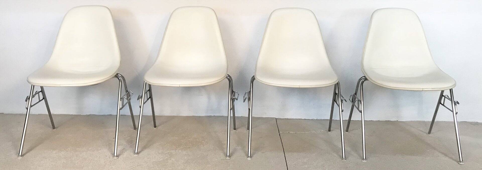 Early chairs by Charles & Ray Eames for Herman Miller, 1950s, set of 4