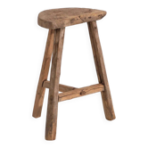 Antique Chinese stool in wood – end of the Qing dynasty (c.1900) #2