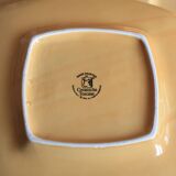 Ceramiche Toscane square plates - yellow