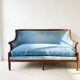 Empire sofa in blue mahogany