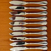 Christofle Perles 12-piece fish cutlery set, excellent condition