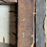 Painting hst xix° animated landscape (camargue - gardian?) signed