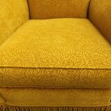 Pair of mustard club chairs