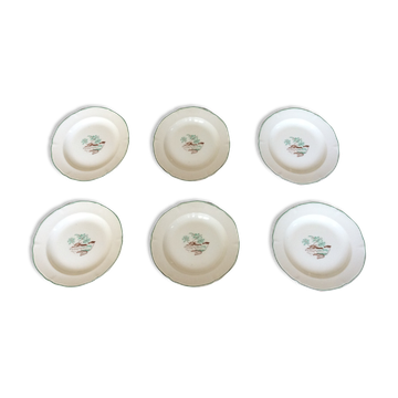 Luce Paris Art Deco hollow plates