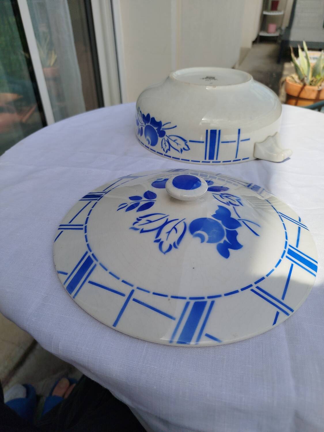 Gien Floral Soup Tureen