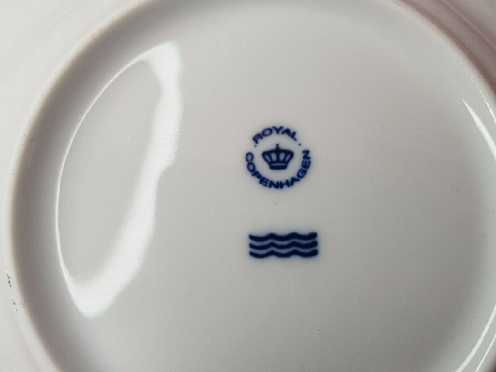 Service 6 square hollow plates porcelain Royal Copenhagen