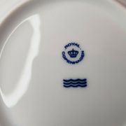 Service 6 square hollow plates porcelain Royal Copenhagen