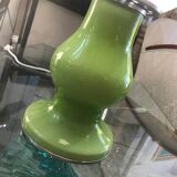 Lampe globe verre opale italie 60