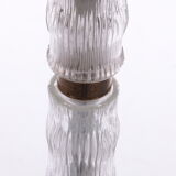 Floor lamp with glass tubes and brass details, 1960s