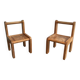 Paire de chaises d'enfants