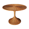 Side table foot Tulip rattan round