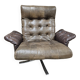Vintage leather lounge chair 1960