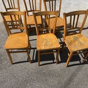Set of 6 bistro chairs