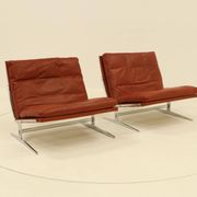 2 Easy Chairs Model BO 561 by Preben Fabricius & Jorgen Kastholm for BO-EX 1960s