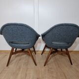 Restored shell armchair by Miroslav Navratil