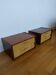 Pair of hanging bedside tables in Scandinavian style