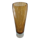 Blown glass vase bubbled from a glassworks in Poland