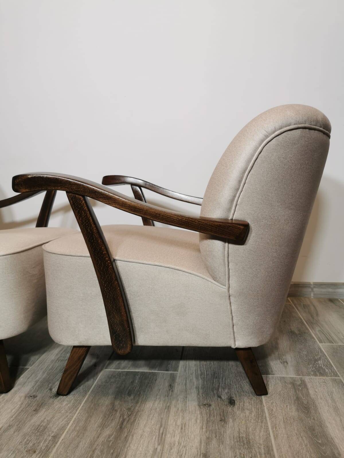 Mid-Century Armchairs, Set of 2