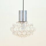 Large Mid Century Glass Ceiling Light by Helena Tynell for Limburg, 1960s