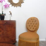 Gold low chair
