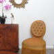 Gold low chair