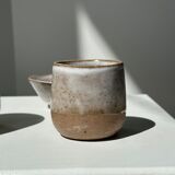 Meeting of three ceramic pieces: ice cup, small cup and small cup
