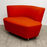 Armchair walter knoll bright red