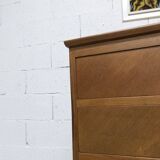 Scandinavian chest of drawers 1960 light oak clean and solid