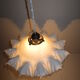 Old porcelain hanging and white opaline
