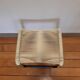 Vintage scoubidou metal tabouret