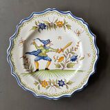 Set of Moustiers plates, 18th century