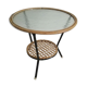 Table basse en rotin