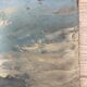 Oil on panel vintage green landscape