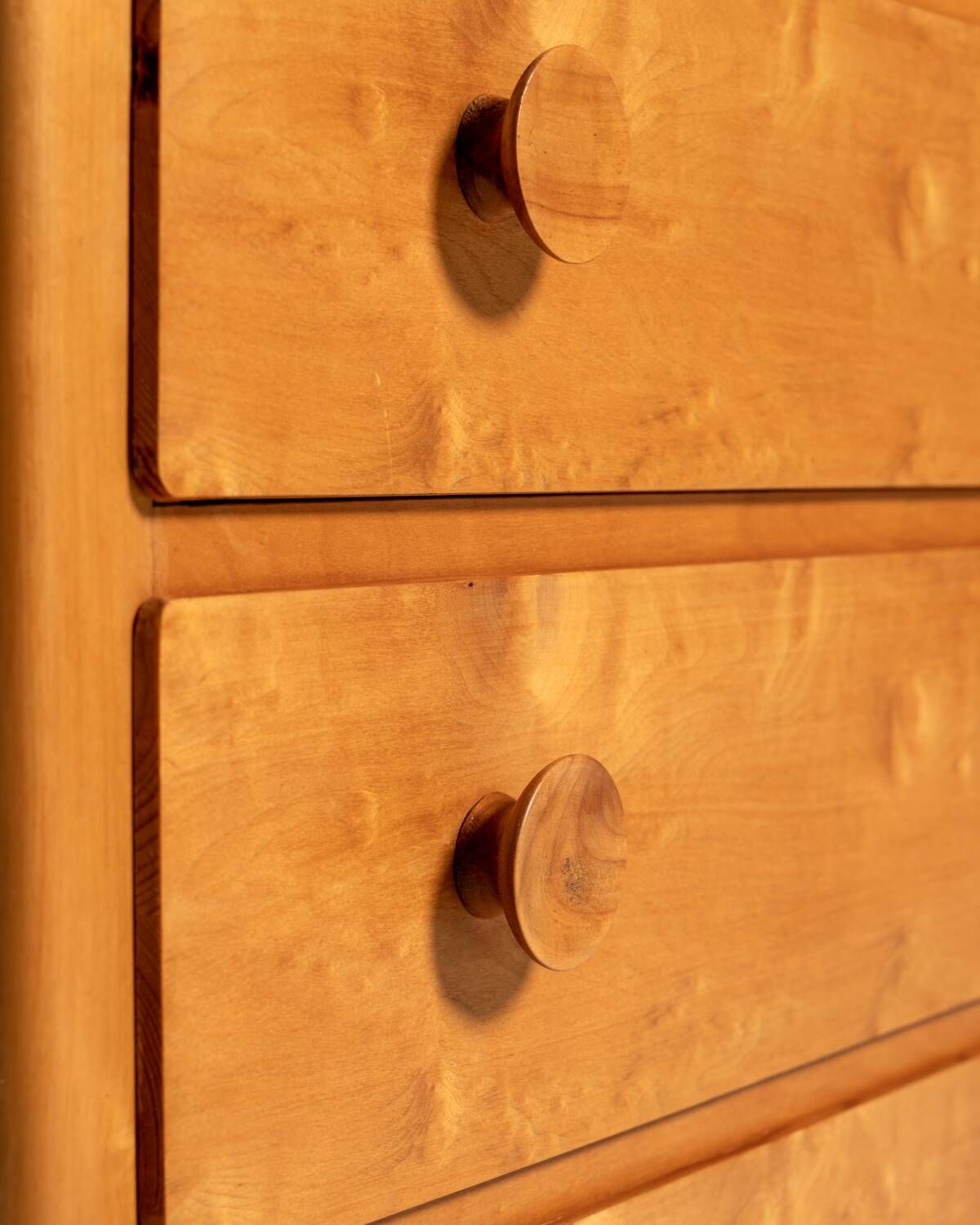 Swedish Birch Chest of Drawers, 1940s/50s